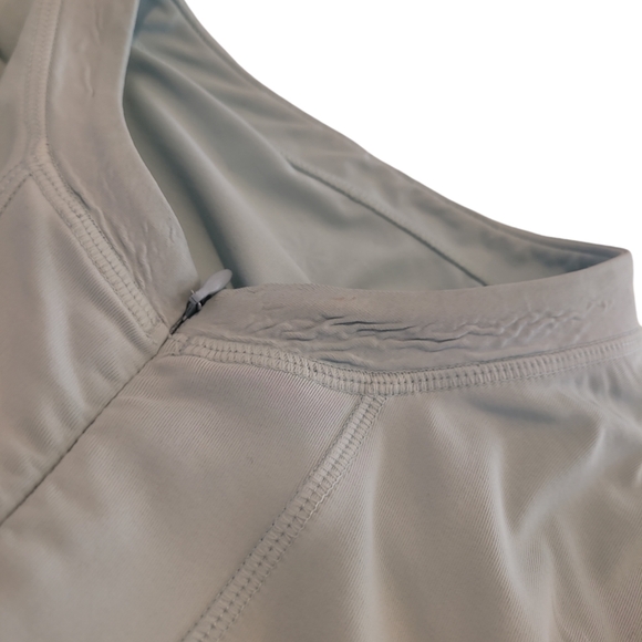 Athleta Baby Blue 1/2 Zip Women's Size Small Swim Top - Picture 9 of 9